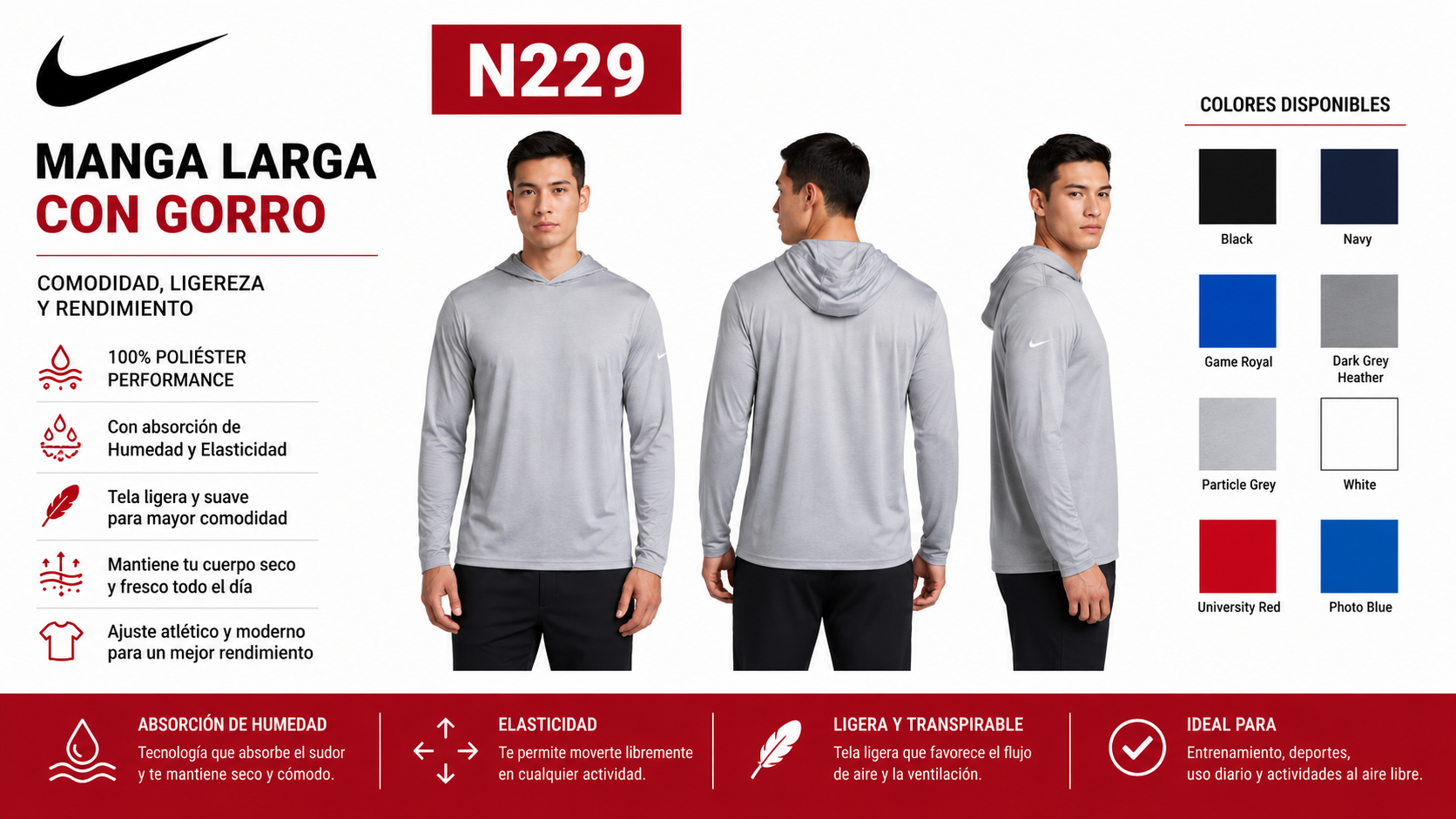 Catalogo de Playeras Manga Larga