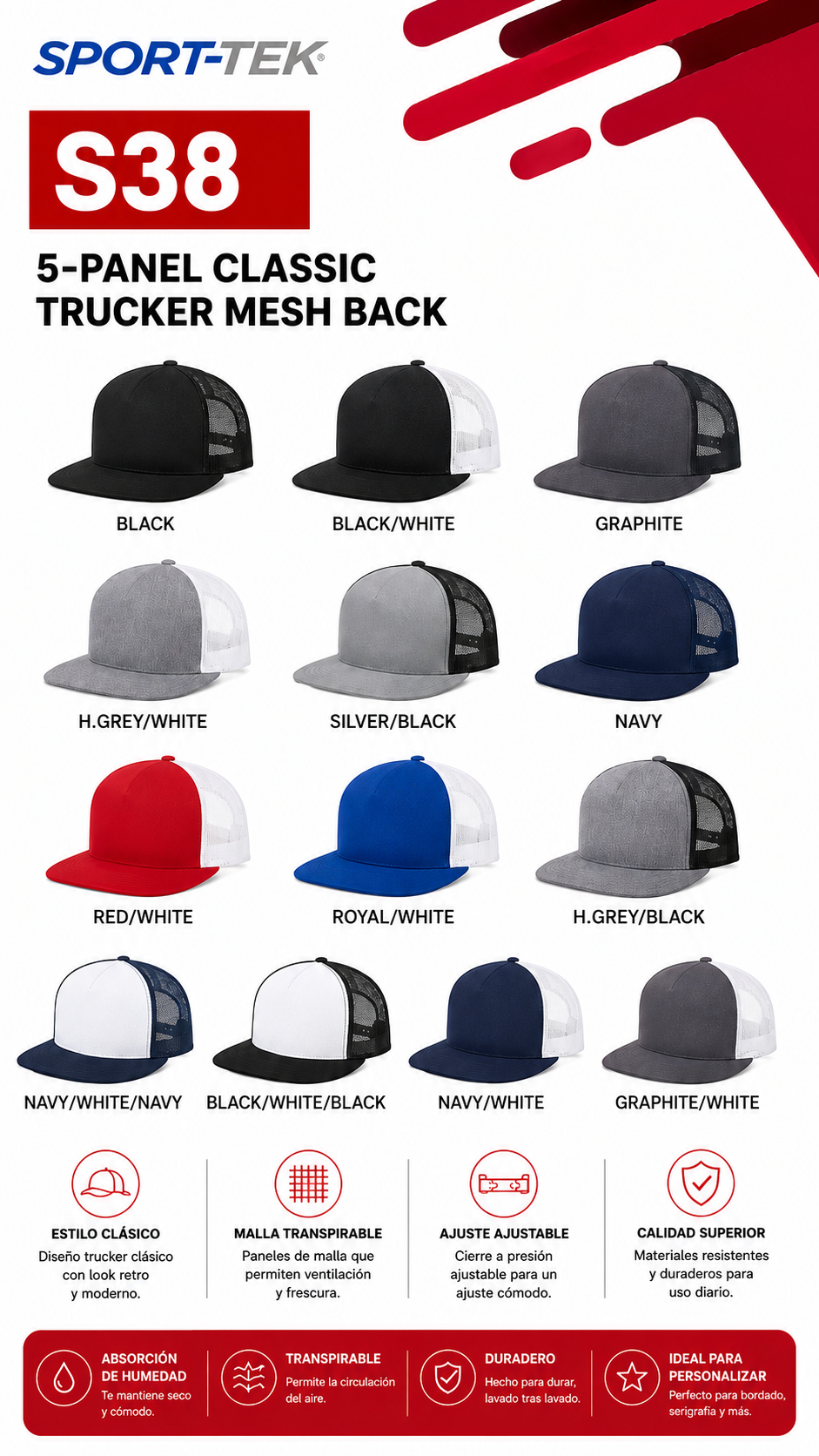 Catalogo de Gorras