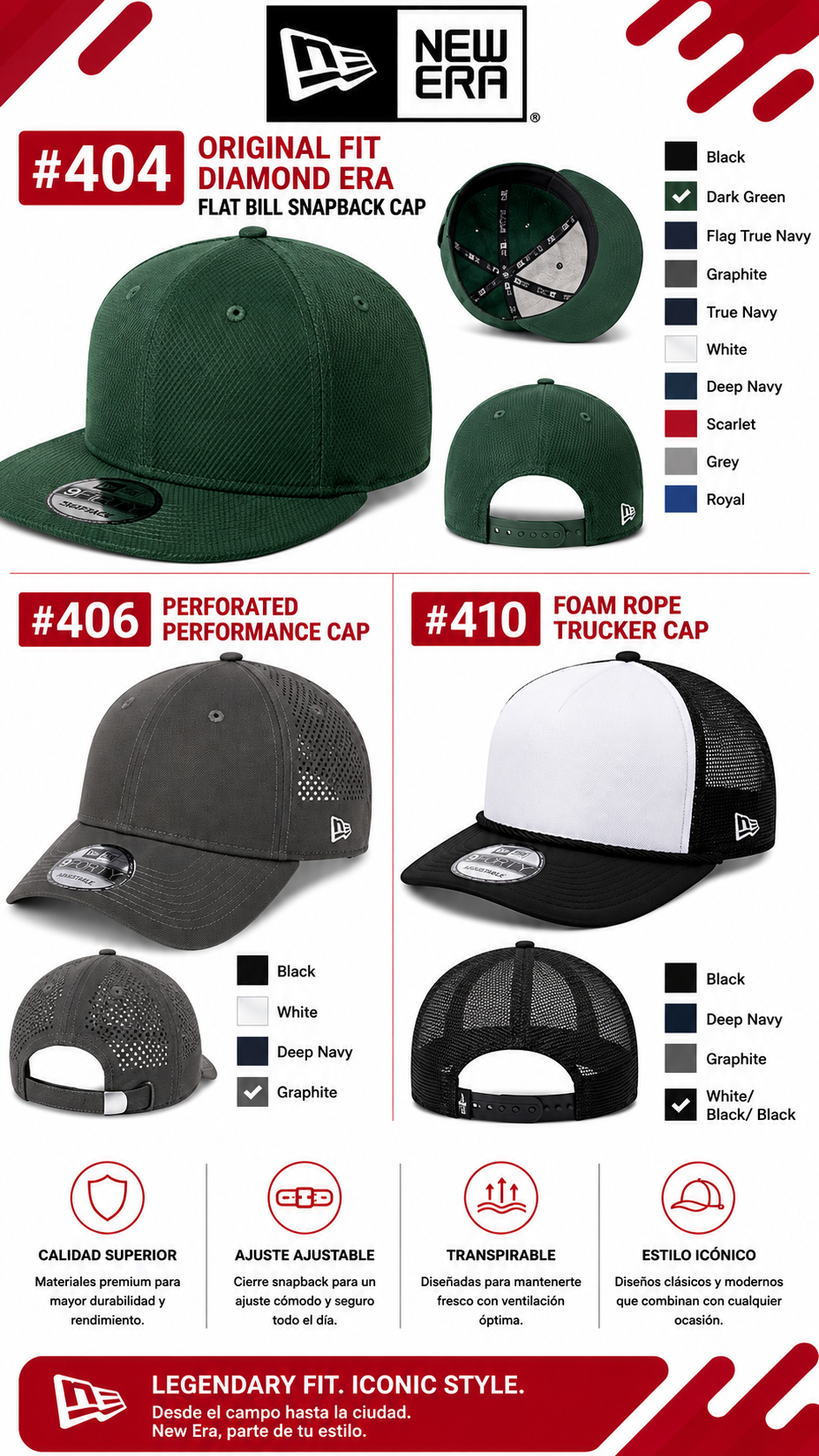 Catalogo de Gorras